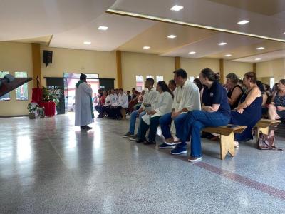 Festa em Louvor a SÃ£o SebastiÃ£o em Campo do Bugre Marcou Encerramento do Ciclo do Padre Edinaldo Mendes